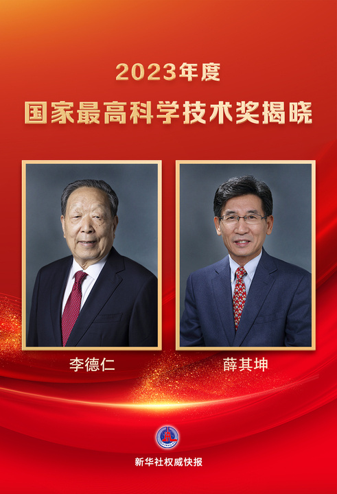 两位院士，获2023年度国家最高科学技术奖！
